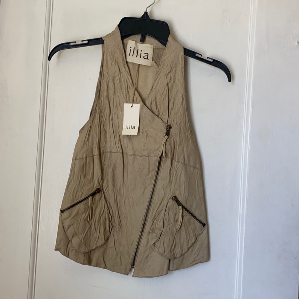 Illia Genuine Leather Vest